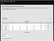 Tablet Screenshot of nceci.info